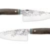 Side views of 6 inch German Chef Knife by Nick Rossi Knives
